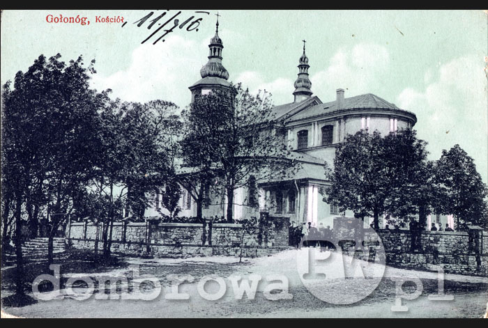1914 r. Gołonóg - Kościół (Brandys)