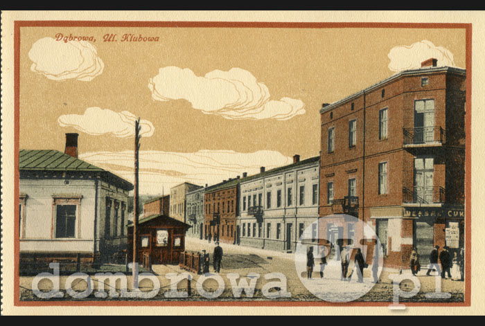 1916/1917 r. Dąbrowa - Ulica Klubowa (Brandys)