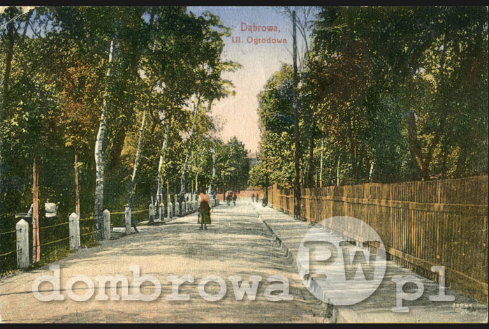 1919 r. Dąbrowa, Ulica Ogrodowa (Brandys)