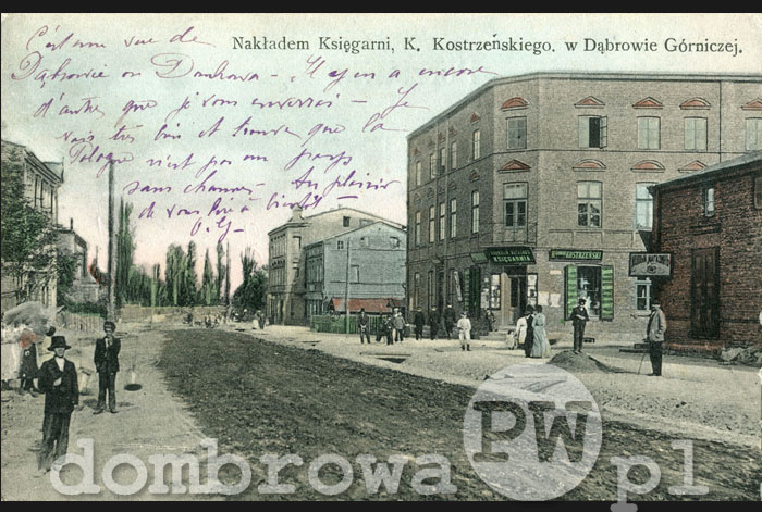 1905 r. Dąbrowa - ul. Szosowa (Kostrzeński)