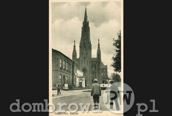 1935 r. Dąbrowa, Kościół (Brandys)