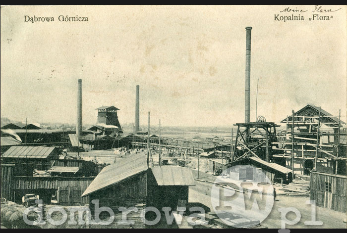 1905 r. Dąbrowa Górnicza - Kopalnia Flora (Kostrzeński)