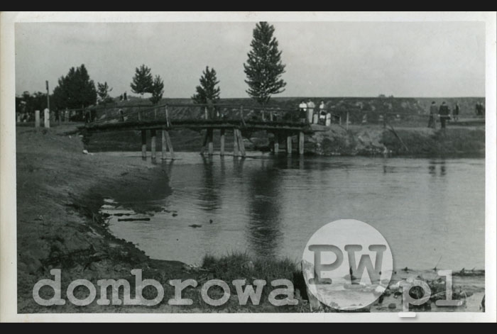 1940 r. Dombrowa O-S, Stadtpark. Przemszabrücke (G.K.)