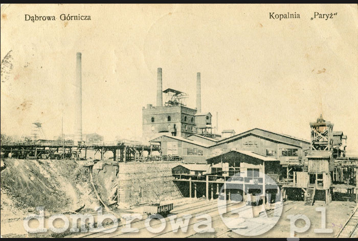1905 r. Dąbrowa Górnicza - Kopalnia (błąd Paryż) Mortimer (Kostrzeński)