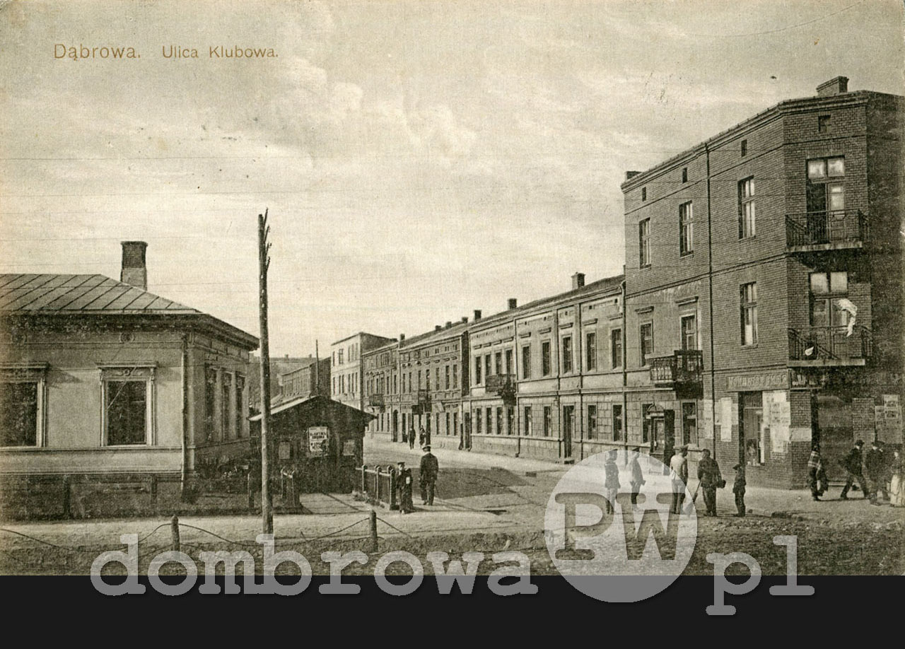 1914 r. Dąbrowa - Ulica Klubowa (Brandys)