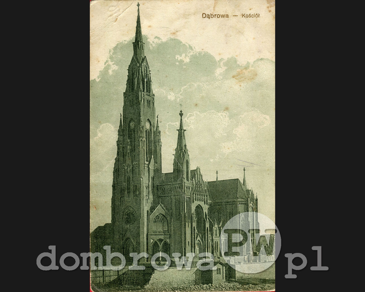 1914 r. Dąbrowa - Kościół (Brandys) v2