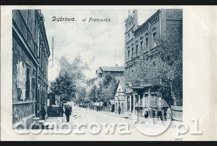 1915 r. Dąbrowa - Ulica Francuska (Brandys)