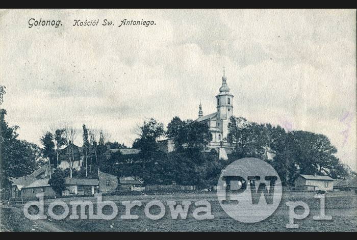 1915 r. Gołonóg - Kościół Świętego Antoniego (Brandys)