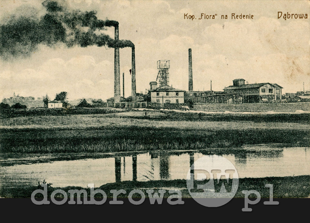 1915 r. Dąbrowa - Kopalnia Flora na Redenie (Zmigrod)