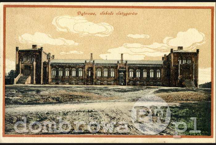 1916/1917 r. Dąbrowa - Szkoła Sztygarów (Brandys)