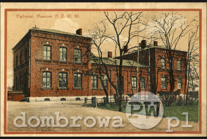 1916/1917 r. Dąbrowa - Dworzec DŻWW (Brandys)