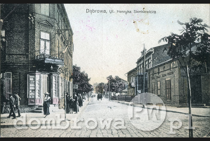 1918 r. Dąbrowa - Ulica Henryka Sienkiewicza (Brandys)