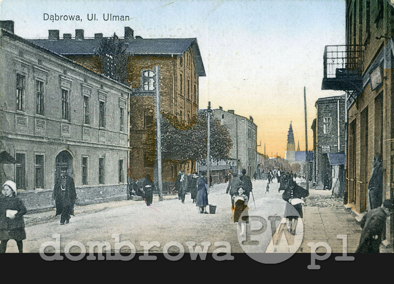 1918 r. Dąbrowa - Ulica Ulman (Brandys)