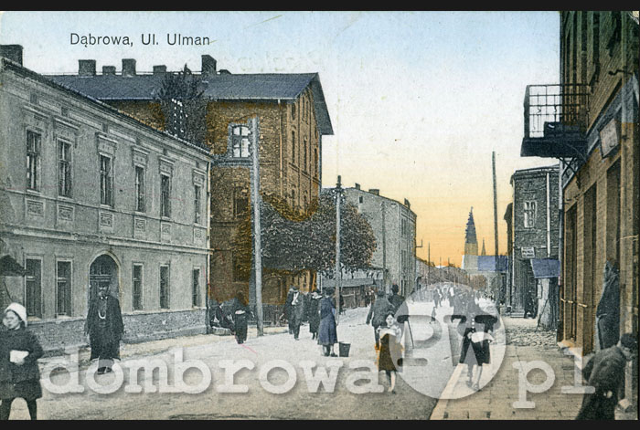 1918 r. Dąbrowa - Ulica Ulman (Brandys)