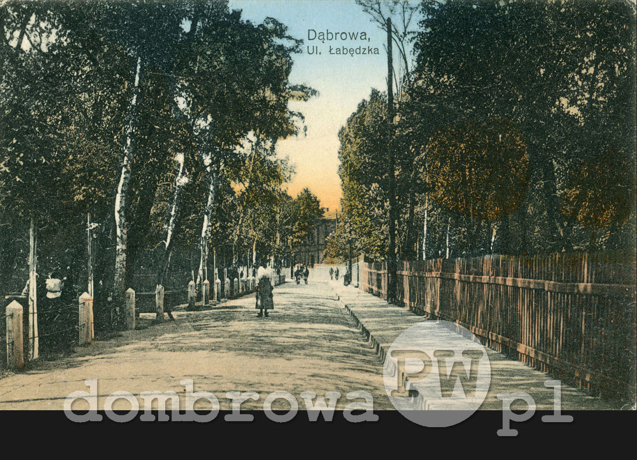 1918 r. Dąbrowa - Ulica Łabędzka (Brandys)