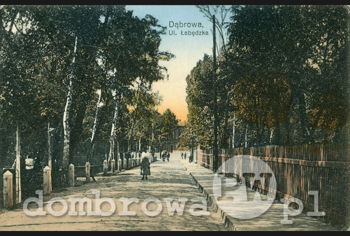 1918 r. Dąbrowa - Ulica Łabędzka (Brandys)