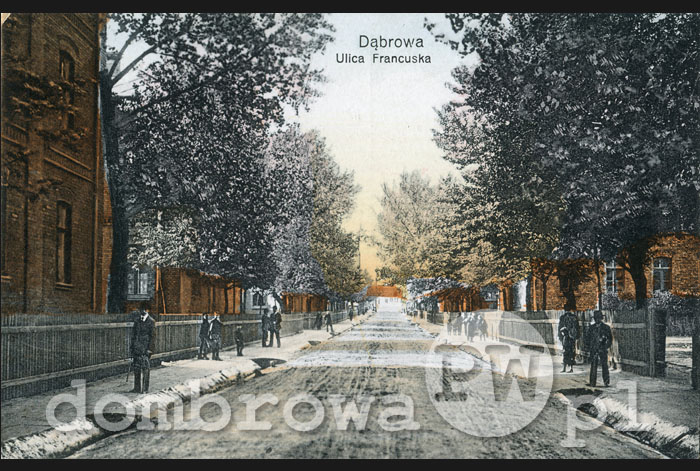 1918 r. Dąbrowa - Ulica Francuska (Brandys)