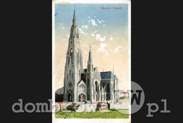 1918 r. Dąbrowa - Kościół (Brandys) v2