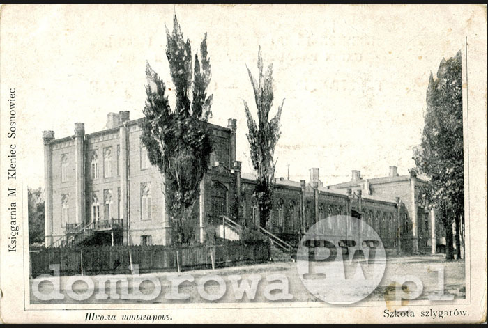 1905 r. Dąbrowa - Szkoła Sztygarów (Kleniec)