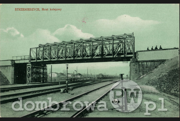 1916 r. Strzemieszyce - Most kolejowy (Brandys) v1