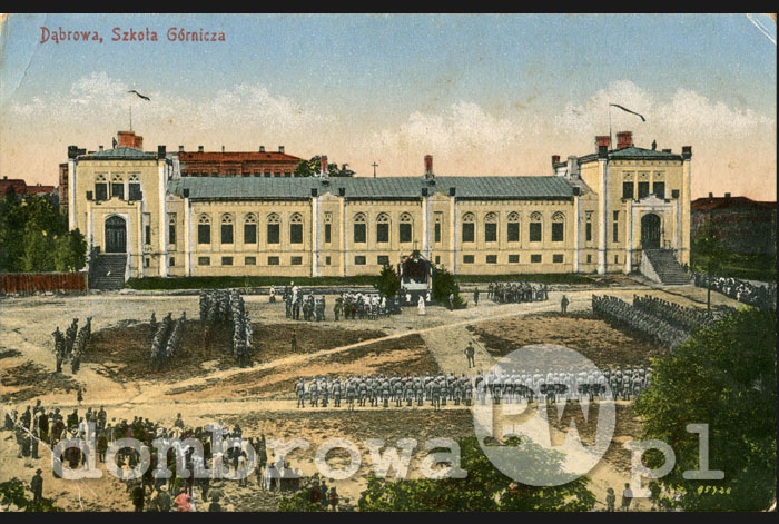 1918 r. Dąbrowa - Szkoła Górnicza (Brandys)