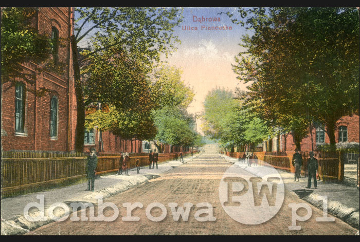 1919 r. Dąbrowa - Ulica Francuska (Brandys)