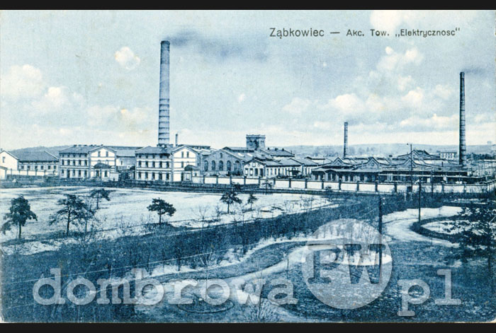 1921 r. Ząbkowice - Akcyjne Towarztwo Elektryczność (Czechowski)