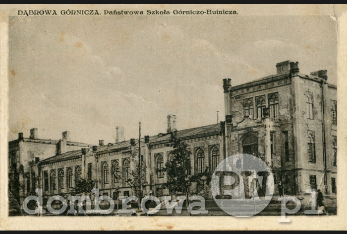 1930 r. Dąbrowa Górnicza -  Państwowa Szkoła Górniczo-Hutnicza (Koło Samopomocy Uczniów PSNM)