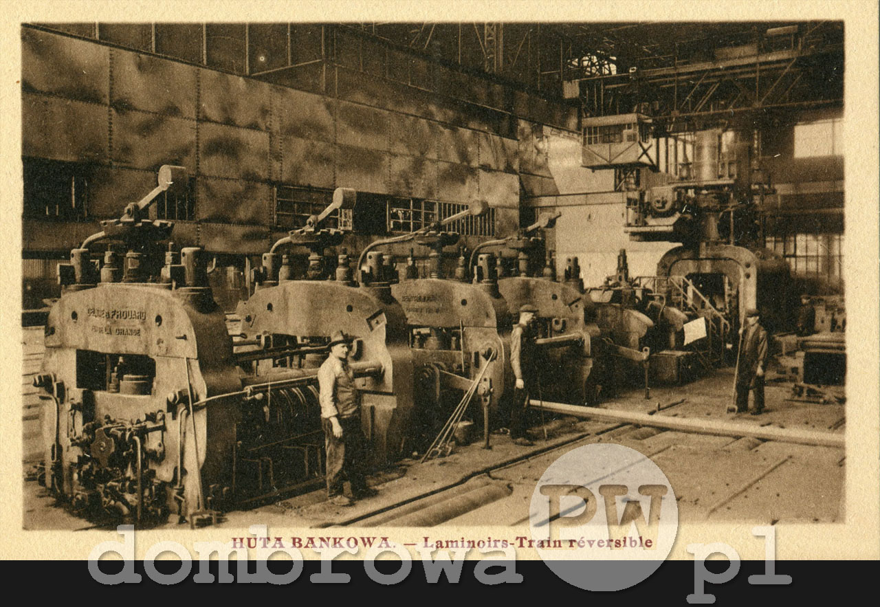 1925 r. Huta Bankowa - Laminoirs, Train réversible (Breger)