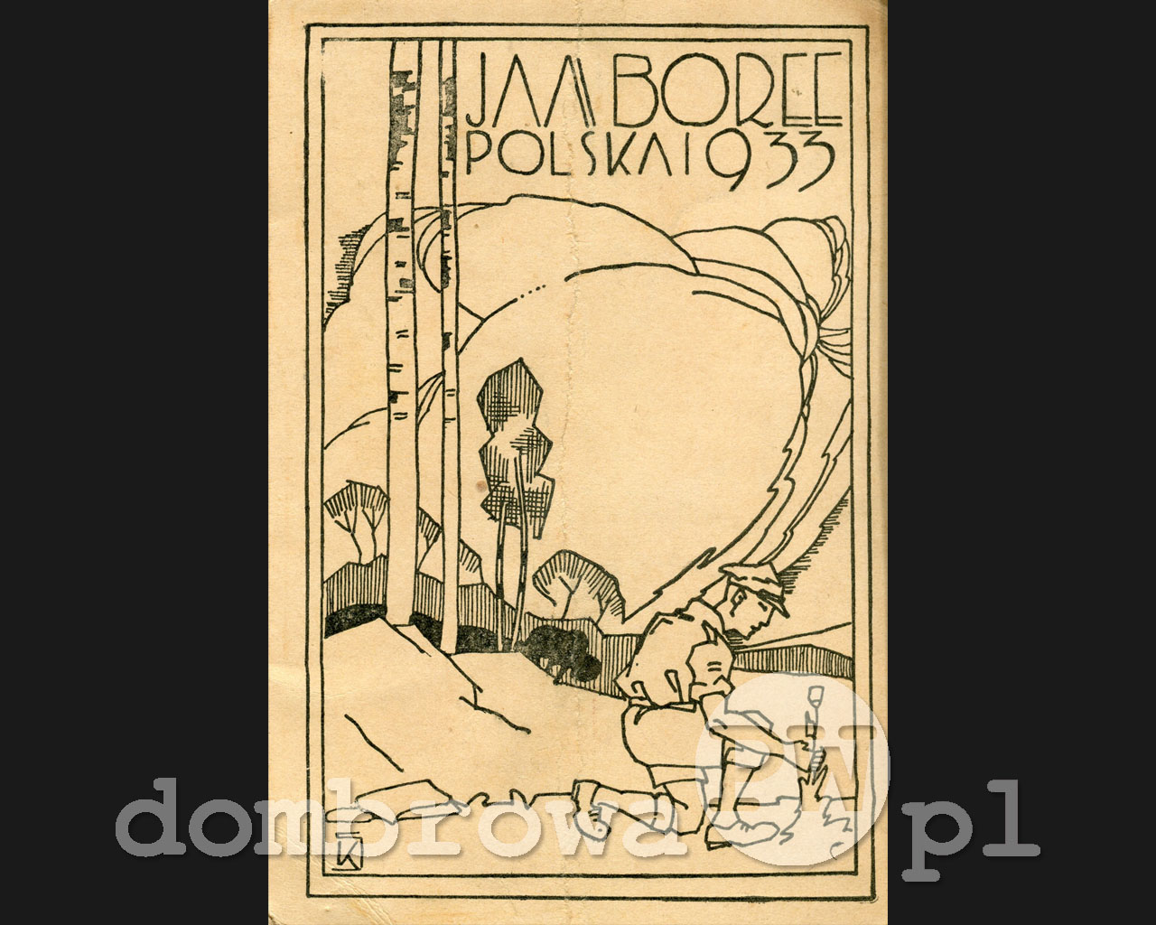 1933 r. Jamboree 1933 (I Zagłębiowska Drużyna Harcerska)
