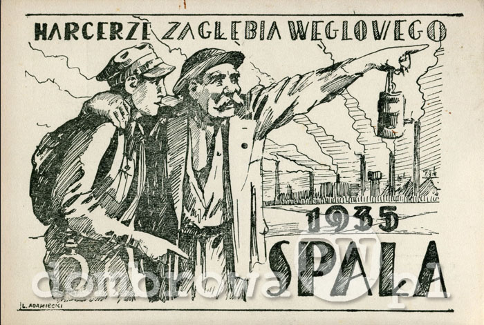 1935 r. Harcerze Zagłębia Węglowego - Spała 1935 (I Zagłębiowska Drużyna Harcerska) v2
