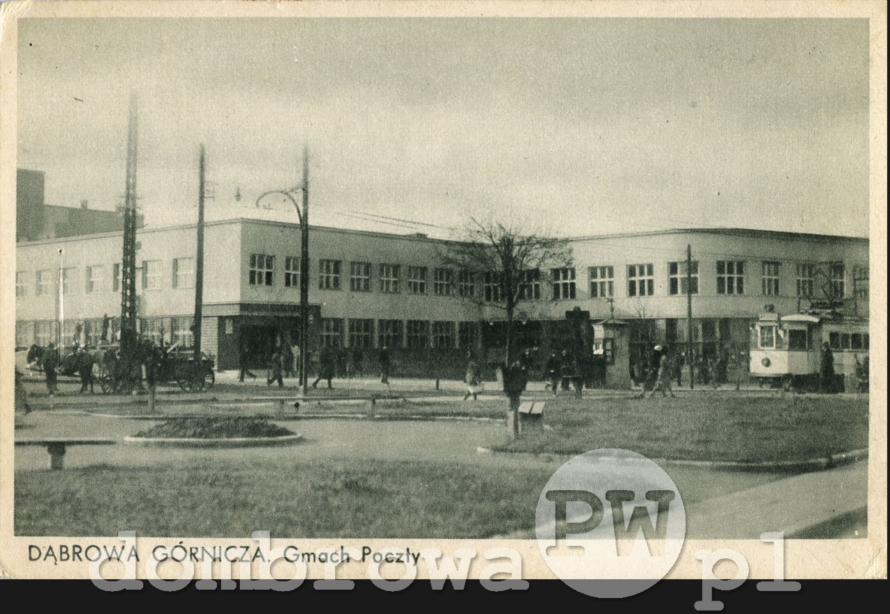 1935 r. Dąbrowa Górnicza - Gmach poczty (Brandys)