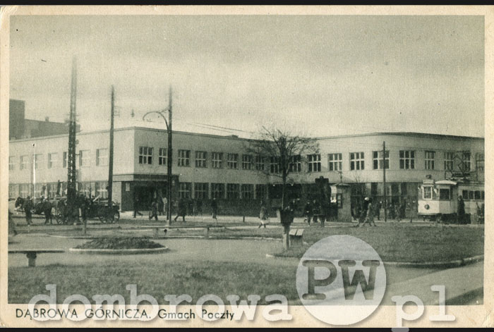 1935 r. Dąbrowa Górnicza - Gmach poczty (Brandys)