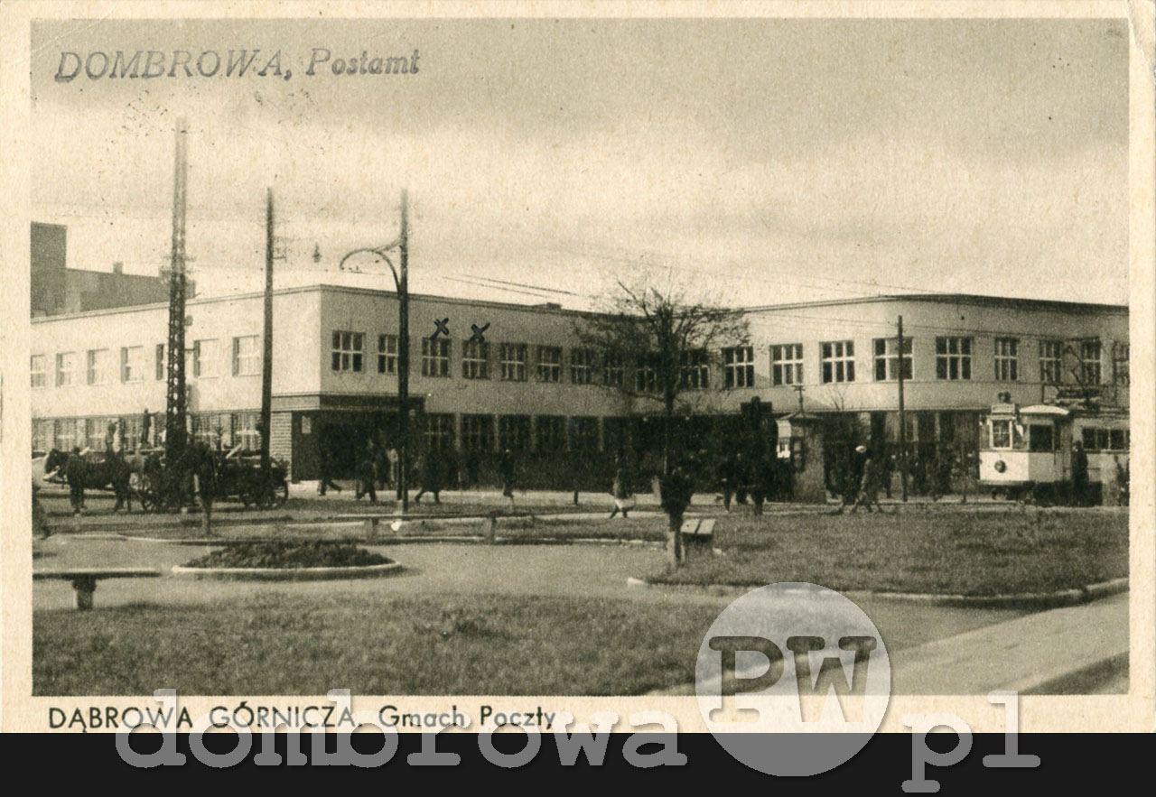 1940 r. Dombrowa, Postamt (Brandys)