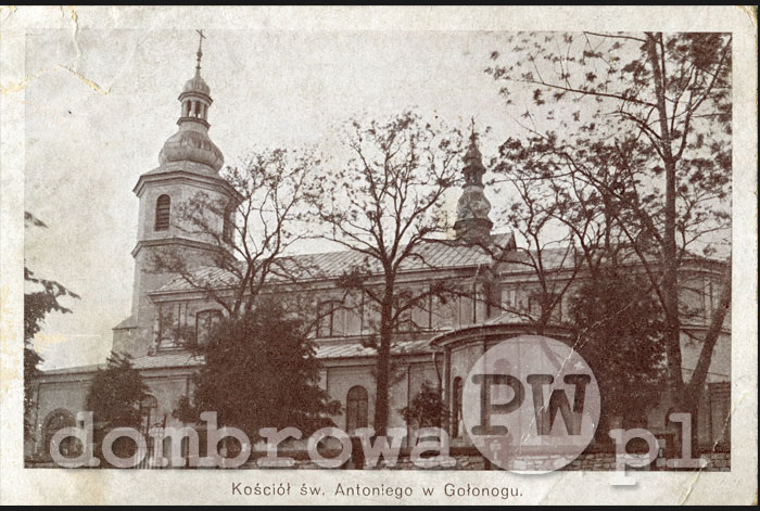 1930 r. Kościół św. Antoniego w Gołonogu (Drukarnia św. Wojciecha)