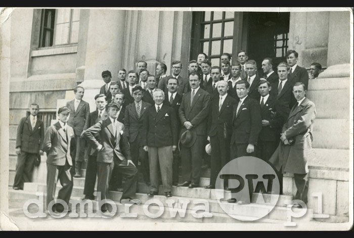 1933 r. Dąbrowa Górnicza  - Uczniowie Szkoły Górniczej (bez wydawcy)