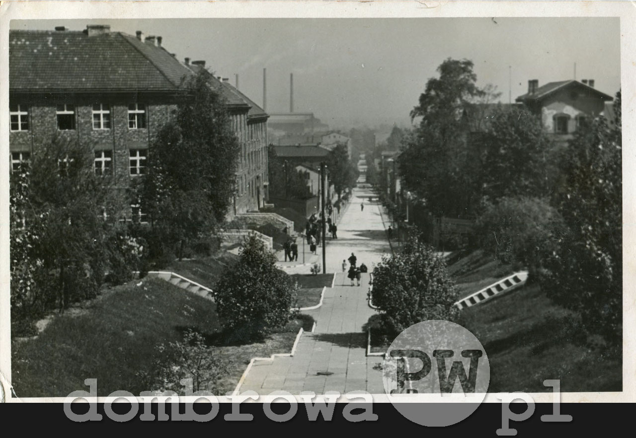 1940 r. Dombrowa O.S. - Rathausstrasse (9)(Schinkovsky)