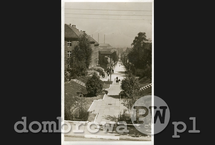1940 r. Dombrowa O.S. - Rathausstrasse (8)(Schinkovsky)