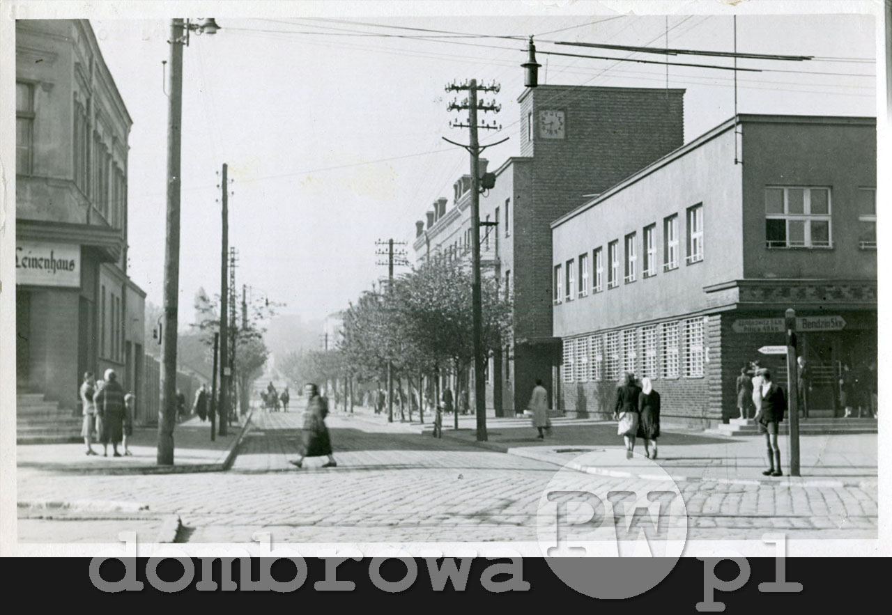 1940 r. Dombrowa O.S. - Poststrasse (16)(Schinkovsky)