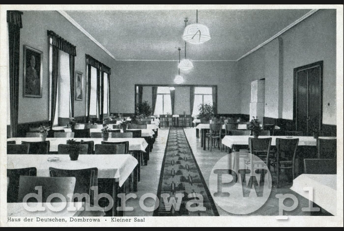 1940 r. Dombrowa - Haus der Deutschen, Kleiner saal (MS2)(Tilgner)