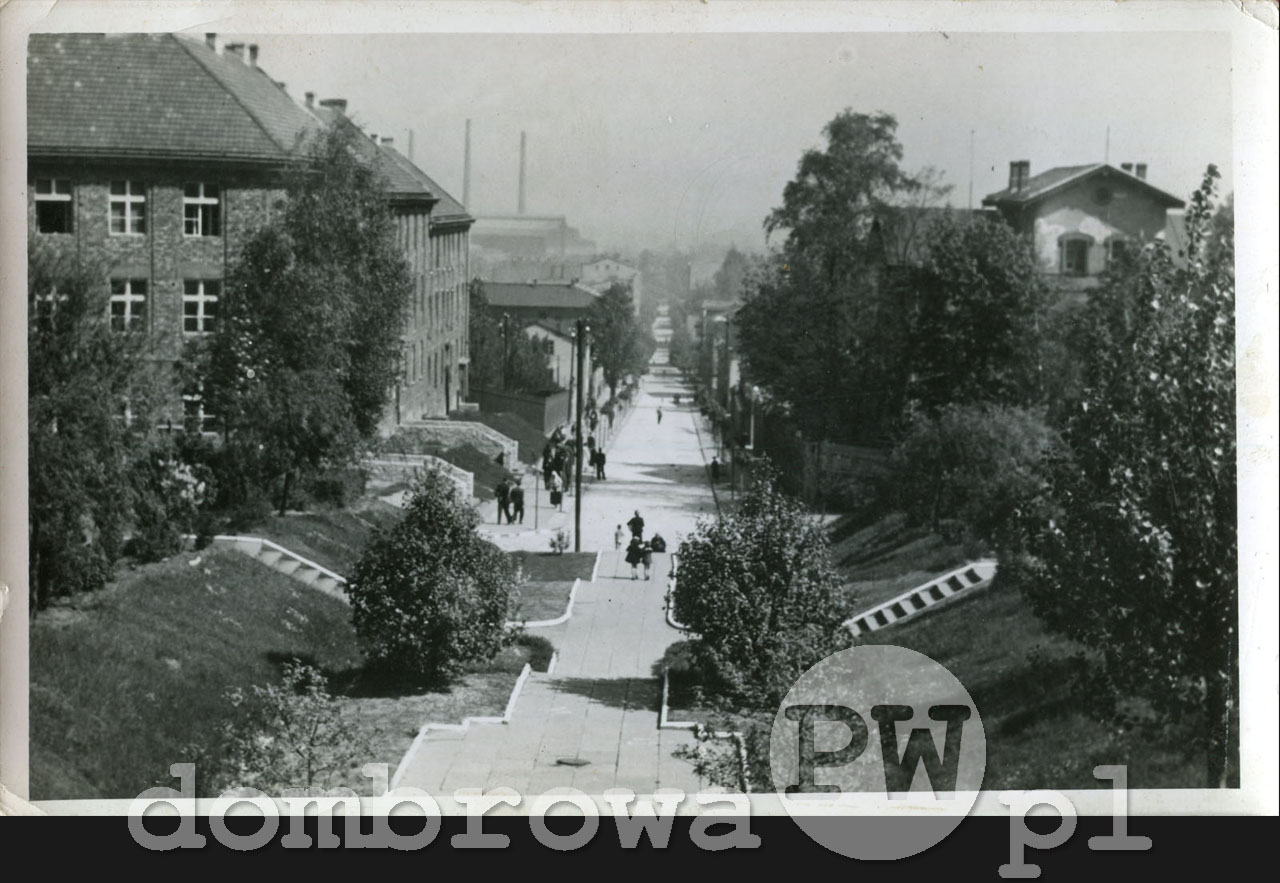 1940 r. Dombrowa O-S, Rathausstrasse (G.K.)