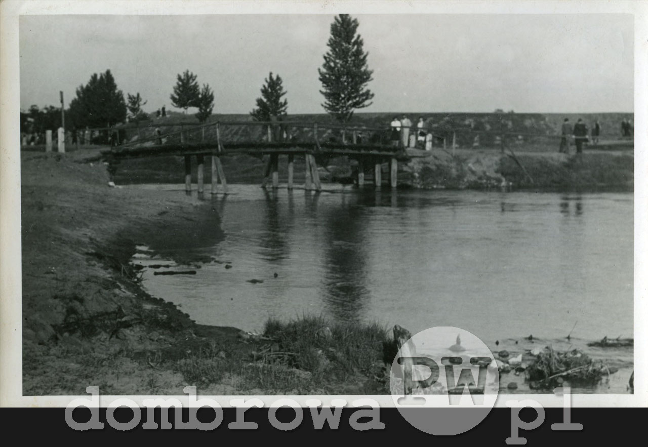 1940 r. Dombrowa O-S, Stadtpark. Przemszabrücke (G.K.)
