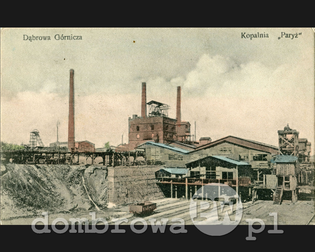 1905 r. Dąbrowa Górnicza - Kopalnia (błąd Paryż) Mortimer (Szereszewski)