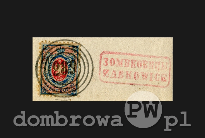 1860 r. Ząbkowice - Pierwszy polski znaczek