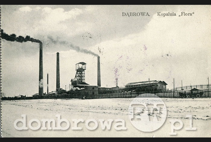 1910 r. Dąbrowa - Kopalnia Flora (Rowiński)