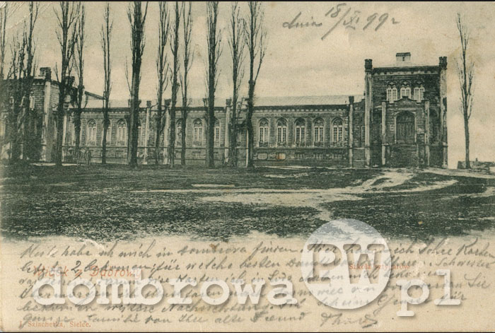 1899 r. Widoki z Dąbrowy, Szkoła sztygarów (Szlachetka)