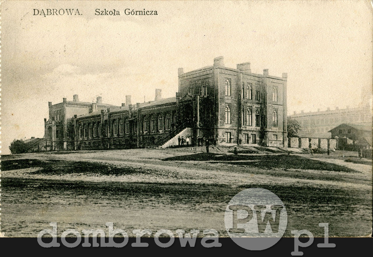 1910 r. Dąbrowa - Szkoła Górnicza (Rowiński)