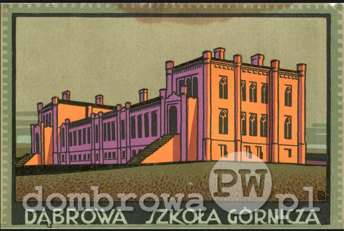 1913 r. Dąbrowa - Szkoła Górnicza (Czechowski)