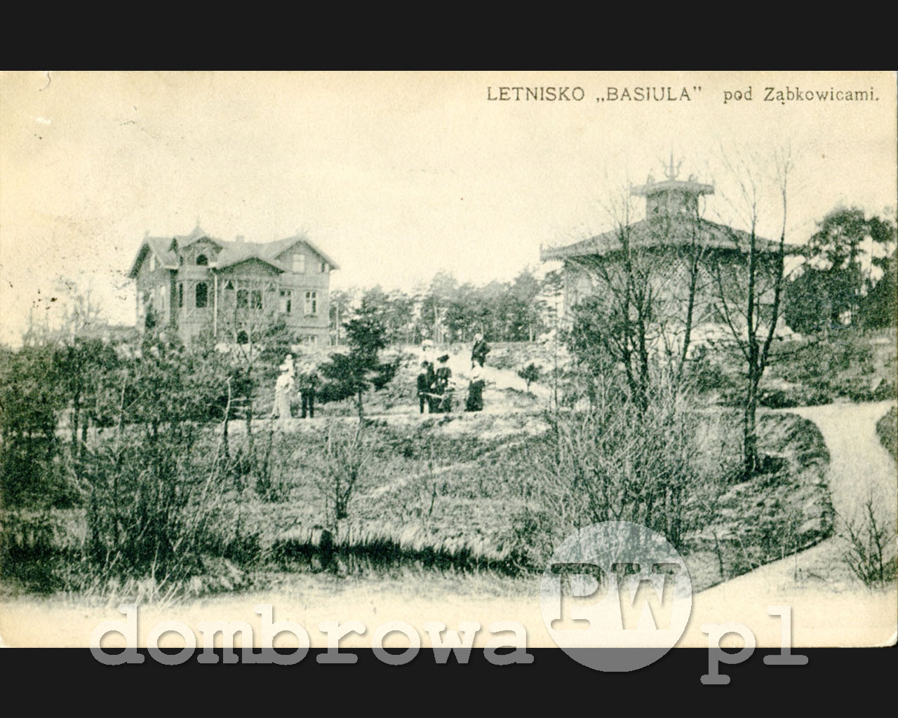 1910 r. Letnisko "Basiula" pod Ząbkowicami (Piotrowska)