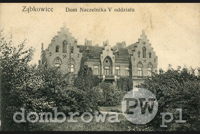 1912 r. Ząbkowice - Dom Naczelnika V Oddziału (Piotrowska)